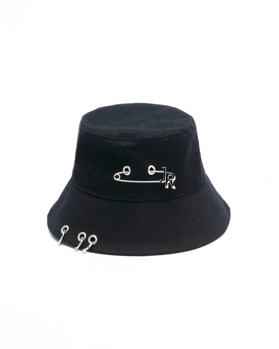 Archives John Richmond | Hat With Decorative Pins Black