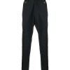 Men John Richmond Trousers | Trousers With Sequined Band Black