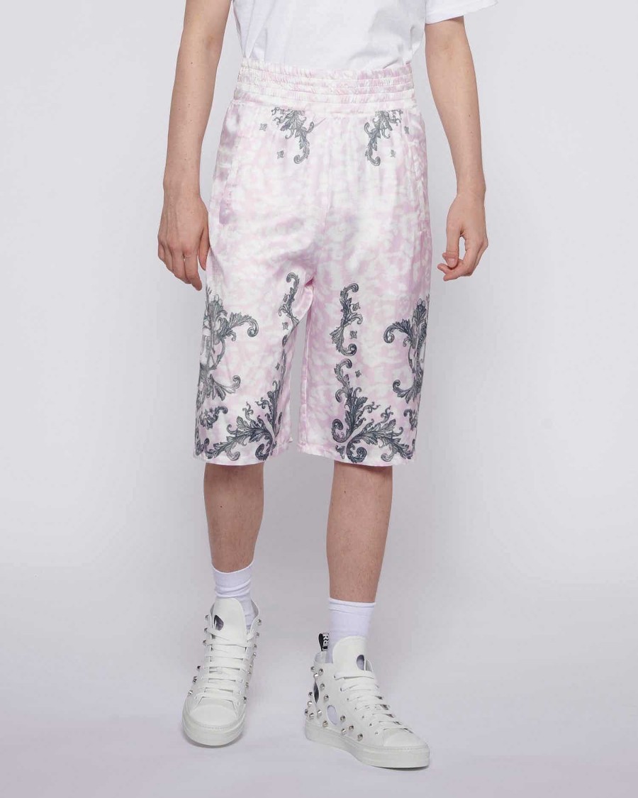 Archives John Richmond John Richmond | Printed Bermuda Shorts Pink/Grey Pattern