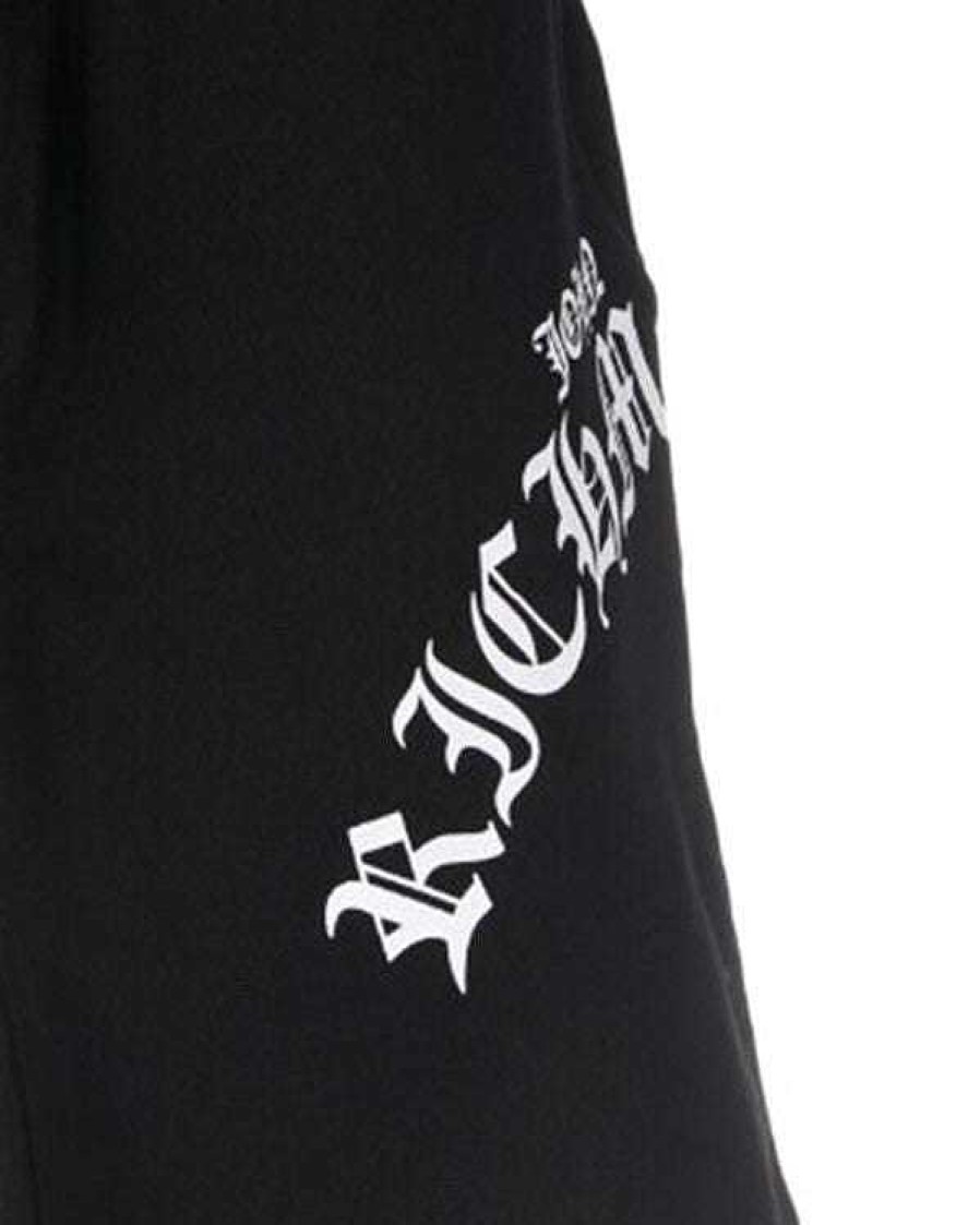 Archives John Richmond John Richmond | Plush Bermuda Shorts With Logo Black