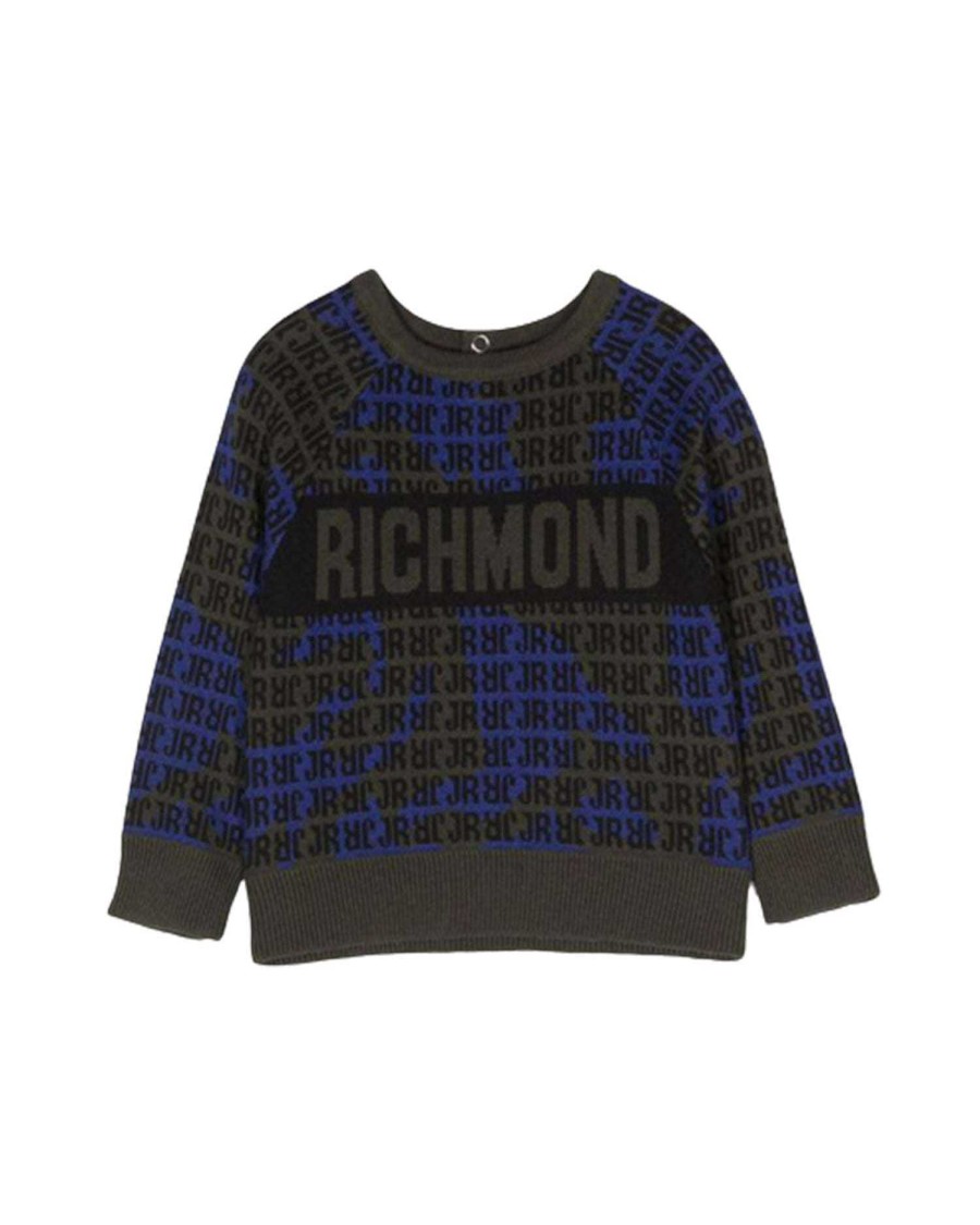 Kidswear John Richmond | Knit With Pattern And Logo