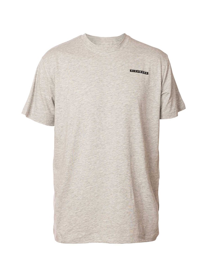 Underwear John Richmond | Regular T-Shirt With Contrasting Logo. Grey