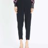 Women John Richmond Trousers | Straight Line Pants Black