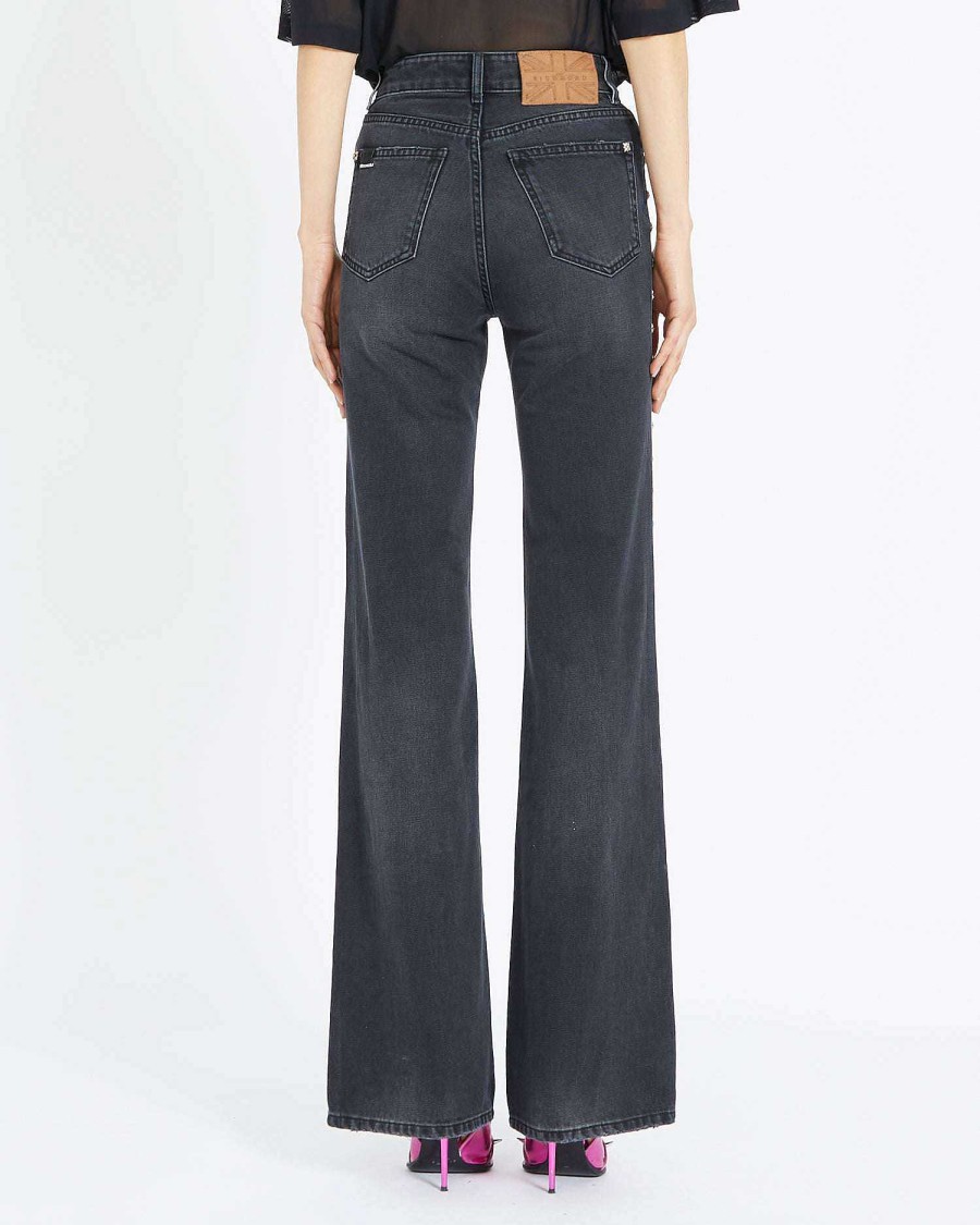 Women John Richmond Jeans | Jeans With Side Studs Black