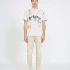 Men John Richmond T-Shirts | T-Shirt With Logo And Print Ivory