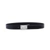 Archives John Richmond | Leather Belt With Rectangular Buckle Black