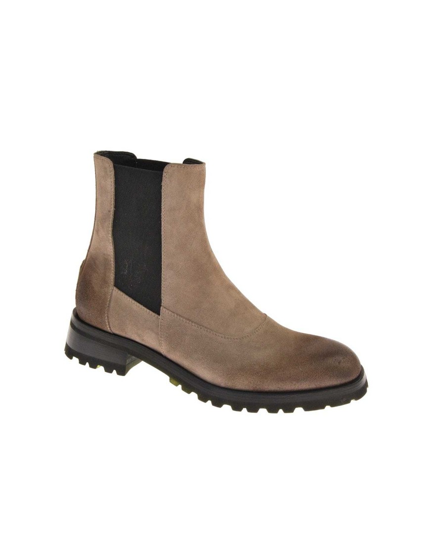 Men John Richmond Footwear | Men'S Ankle Boot In Suede Beige