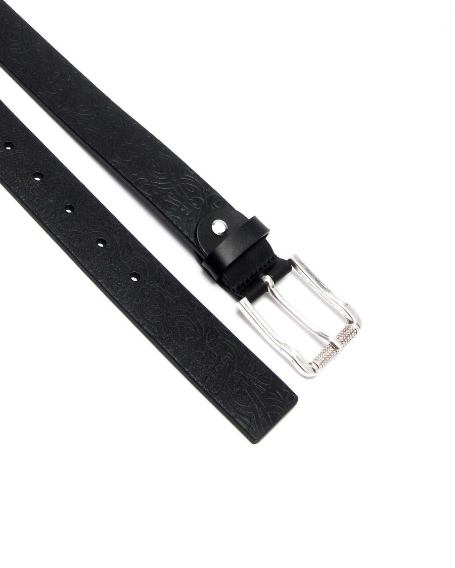 Archives John Richmond | Belt With Rectangular Buckle Black