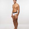 Underwear John Richmond | Low Waist Briefs In Combed Cotton White