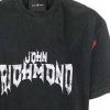 Men John Richmond T-Shirts | T-Shirt With Short Sleeve Logo Grey