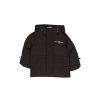 Kidswear John Richmond | Down Jacket With Logo And Hood Black