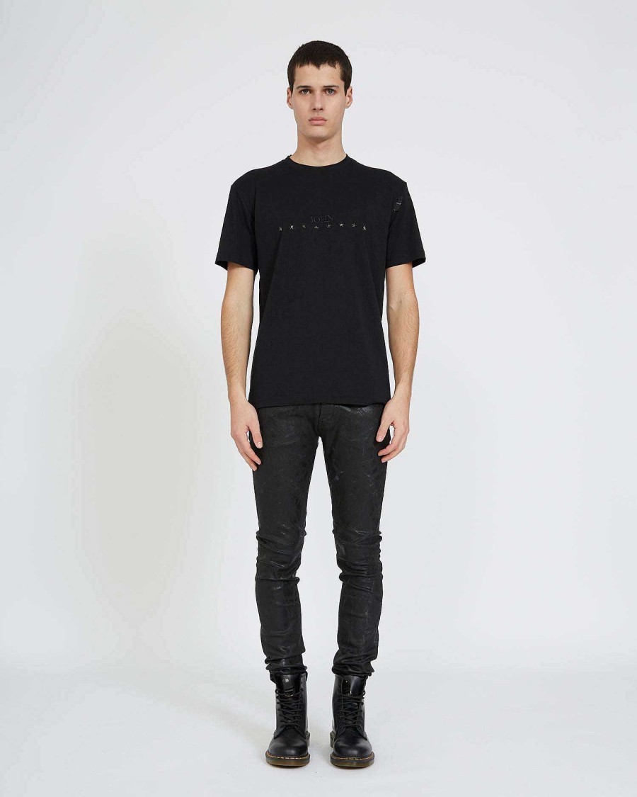 Men John Richmond T-Shirts | T-Shirt With Short Sleeve Logo Black