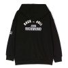 Kidswear John Richmond | Hoodie With Contrasting Logo On The Back Black