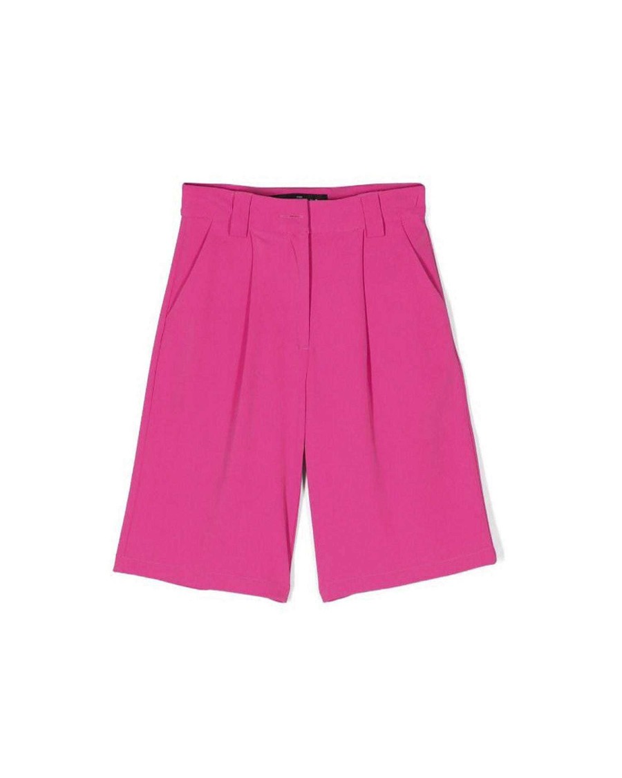 Archives John Richmond Girl (3 - 16 Years) | Bermuda Shorts With Golden Buttons Rose