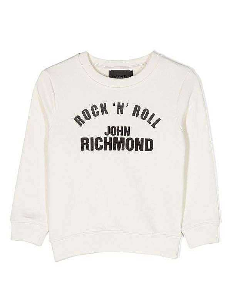 Kidswear John Richmond | Sweatshirt With Contrasting Logo On The Front