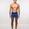 Underwear John Richmond | Low Waist Boxer Shorts In Combed Cotton Blue