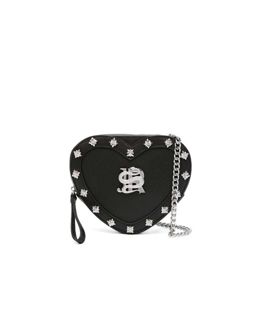 Accessories & Parfums John Richmond | Heart Shape Shoulder Bag Black