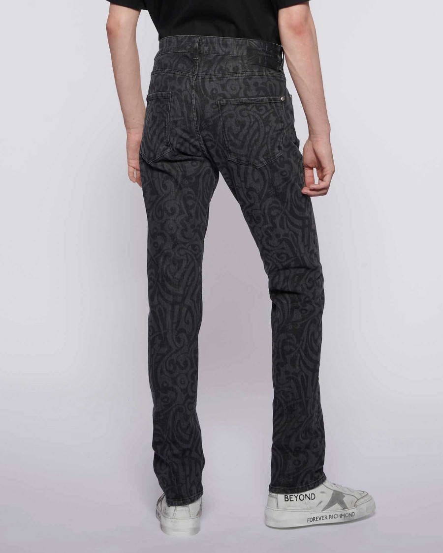 Archives John Richmond John Richmond | Slim Jeans With A Pattern Black