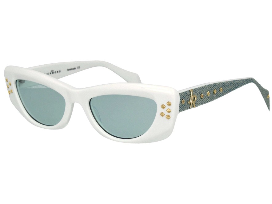 Accessories & Parfums John Richmond | Sunglasses With Contrasting Temple- Limited Edition White/Denim