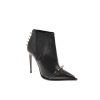 Women John Richmond Footwear | Ankle Boot With Stiletto Heel And Studs Black