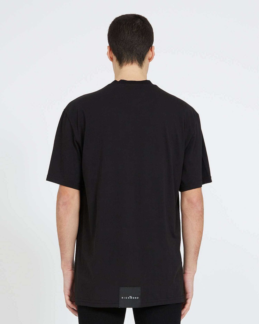 Men John Richmond T-Shirts | T-Shirt With Logo Black