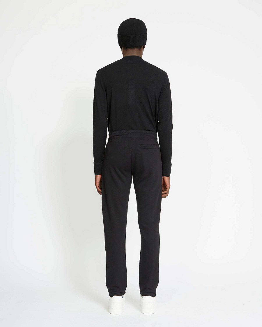 Men John Richmond Trousers And Jeans | Jogging Pants With Logo On The Front Black