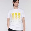 Archives John Richmond John Richmond | Regular T-Shirt With Contrasting Print And Logo White