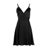 Archives John Richmond John Richmond | Patterned Slip Dress With Bow Black