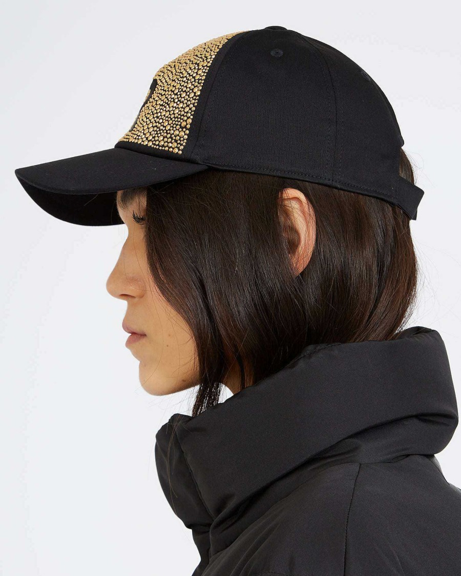 Accessories & Parfums John Richmond | Cap With Visor And Logo Black