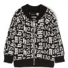 Kidswear John Richmond | Cardigan With An Allover Pattern Black