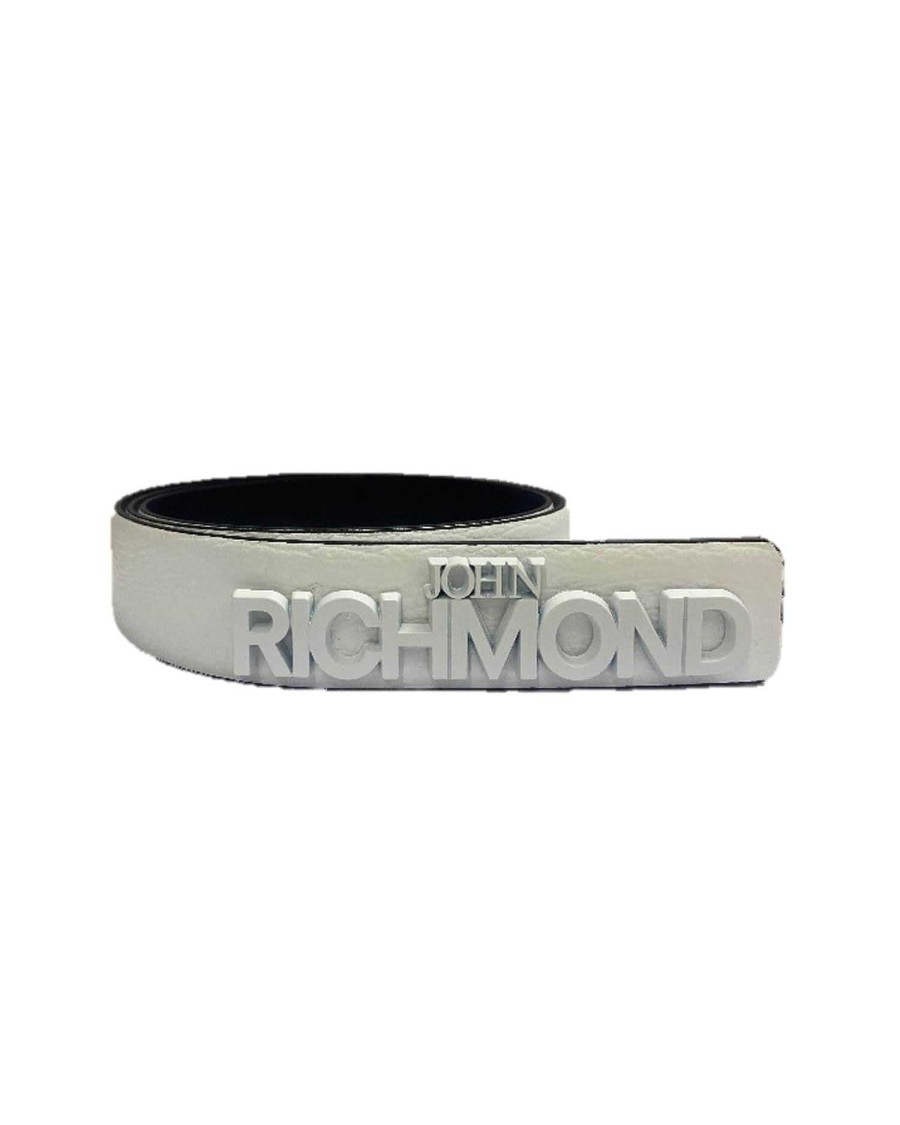 Accessories & Parfums John Richmond | Leather Belt With Logo