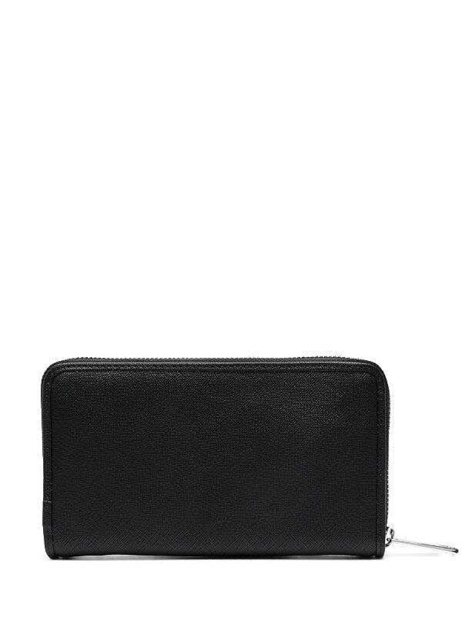 Archives John Richmond | Embossed Wallet With Jr Logo And Snake Black