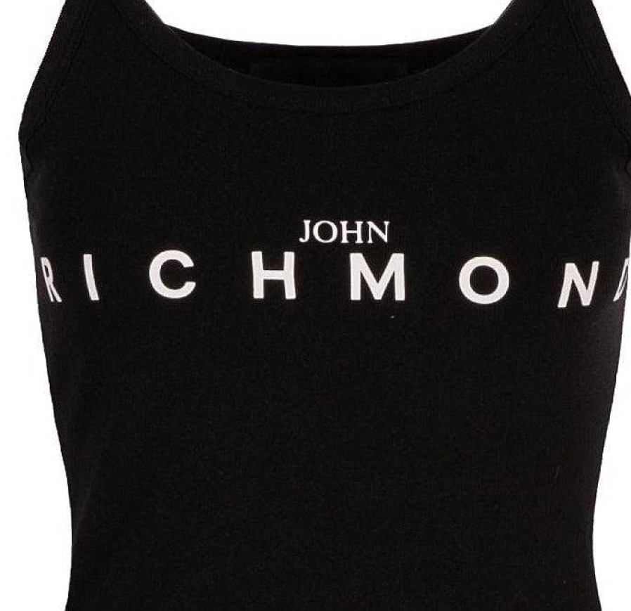 Archives John Richmond John Richmond | Short Dress With Contrasting Writing Black