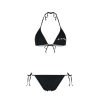 Archives John Richmond John Richmond | Bikini A Triangolo Con Scritta A Contrasto Black