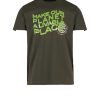 Archives John Richmond John Richmond | T-Shirt With Contrast Print And Logo Green